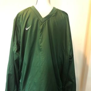 Vintage Nike Team Green Pullover Windbreaker Excellent Xl